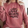 Loud & Proud Baseball Mom Comfort Colors Sweatshirt Orchid Loud & Proud Baseball Mom Comfort Colors Sweatshirt Orchid