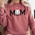 Loud & Proud Baseball Mom Softball Mother Women Mommy Comfort Colors Sweatshirt Orchid