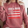 Loud & Proud Baseball Mom Sport Comfort Colors Sweatshirt Orchid Loud & Proud Baseball Mom Sport Comfort Colors Sweatshirt Orchid