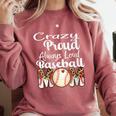 Loud And Proud Baseball Mom Messy Bun 2024 Comfort Colors Sweatshirt Orchid Loud And Proud Baseball Mom Messy Bun 2024 Comfort Colors Sweatshirt Orchid