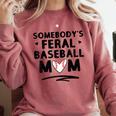 Loudmouth Baseball Mama ShirtSomebody's Feral Baseball Mom Comfort Colors Sweatshirt Orchid Loudmouth Baseball Mama ShirtSomebody's Feral Baseball Mom Comfort Colors Sweatshirt Orchid