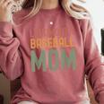 Loudmouth Baseball Mom Mother's Day Sports Cute Comfort Colors Sweatshirt Orchid Loudmouth Baseball Mom Mother's Day Sports Cute Comfort Colors Sweatshirt Orchid