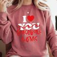 I Love Baseball Moms Comfort Colors Sweatshirt Orchid I Love Baseball Moms Comfort Colors Sweatshirt Orchid