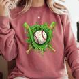 Lucky Shamrock Baseball Gloves Drip St Patrick's Day Boys Comfort Colors Sweatshirt Orchid Lucky Shamrock Baseball Gloves Drip St Patrick's Day Boys Comfort Colors Sweatshirt Orchid