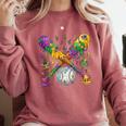 Mardi Gras Baseball Drip Shirt Cool Dripping Baseball Drip Comfort Colors Sweatshirt Orchid Mardi Gras Baseball Drip Shirt Cool Dripping Baseball Drip Comfort Colors Sweatshirt Orchid