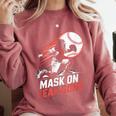 Mask On Fear Gone Baseball Catcher Softball Comfort Colors Sweatshirt Orchid Mask On Fear Gone Baseball Catcher Softball Comfort Colors Sweatshirt Orchid