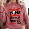 Moms Against Baseball Pants Baseball Mom Joke Comfort Colors Sweatshirt Orchid