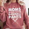 Moms Against Baseball Pants Baseball Mom Mother's Day Comfort Colors Sweatshirt Orchid Moms Against Baseball Pants Baseball Mom Mother's Day Comfort Colors Sweatshirt Orchid