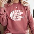 Moms Against Baseball Pants Baseball Mom Premium Comfort Colors Sweatshirt Orchid Moms Against Baseball Pants Baseball Mom Premium Comfort Colors Sweatshirt Orchid