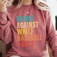 Moms Against Baseball Pants Baseball Mom Retro Comfort Colors Sweatshirt Orchid Moms Against Baseball Pants Baseball Mom Retro Comfort Colors Sweatshirt Orchid