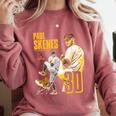 Paul Skenes Pittsburgh MLB Baseball Players MLBPSK304N Comfort Colors Sweatshirt Orchid Paul Skenes Pittsburgh MLB Baseball Players MLBPSK304N Comfort Colors Sweatshirt Orchid
