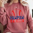 Pawpaw Rookie Of Year 1st Birthday Baseball Theme Matching Comfort Colors Sweatshirt Orchid Pawpaw Rookie Of Year 1st Birthday Baseball Theme Matching Comfort Colors Sweatshirt Orchid