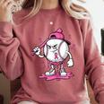 Pink Ribbon Baseball Breast Cancer Awareness Comfort Colors Sweatshirt Orchid Pink Ribbon Baseball Breast Cancer Awareness Comfort Colors Sweatshirt Orchid