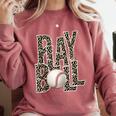 Play Ball Women Graphic Baseball Mom Baseball Comfort Colors Sweatshirt Orchid Play Ball Women Graphic Baseball Mom Baseball Comfort Colors Sweatshirt Orchid