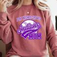 Port Neches-Groves High School PNG Indians Baseball Mom Comfort Colors Sweatshirt Orchid Port Neches-Groves High School PNG Indians Baseball Mom Comfort Colors Sweatshirt Orchid
