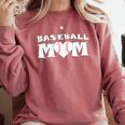 Proud Baseball Mom With Heart Game Day Comfort Colors Sweatshirt Orchid Proud Baseball Mom With Heart Game Day Comfort Colors Sweatshirt Orchid