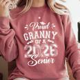 Proud Granny Of A 2026 Senior Baseball Graduate Comfort Colors Sweatshirt Orchid