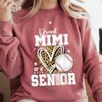 Proud Mimi Of A 2026 Senior Baseball Graduation Leopard Comfort Colors Sweatshirt Orchid Proud Mimi Of A 2026 Senior Baseball Graduation Leopard Comfort Colors Sweatshirt Orchid