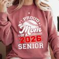 Proud Mom Of A 2026 Senior Baseball Graduation 2026 Comfort Colors Sweatshirt Orchid Proud Mom Of A 2026 Senior Baseball Graduation 2026 Comfort Colors Sweatshirt Orchid