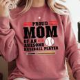 Proud Mom Of An Awesome Baseball Player Baseball Mom Comfort Colors Sweatshirt Orchid Proud Mom Of An Awesome Baseball Player Baseball Mom Comfort Colors Sweatshirt Orchid