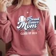 Proud Senior Mom Class Of 2024 Baseball Mom Graduate School Comfort Colors Sweatshirt Orchid Proud Senior Mom Class Of 2024 Baseball Mom Graduate School Comfort Colors Sweatshirt Orchid
