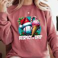 Respect The Drip Baseball Christmas Holiday Comfort Colors Sweatshirt Orchid Respect The Drip Baseball Christmas Holiday Comfort Colors Sweatshirt Orchid