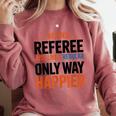 Retired Basketball Referee For Baseball Refs Comfort Colors Sweatshirt Orchid Retired Basketball Referee For Baseball Refs Comfort Colors Sweatshirt Orchid