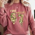 Retro I Was 6 Now I'm 7 Camo 67 Ice Cream Drip Baseball Comfort Colors Sweatshirt Orchid Retro I Was 6 Now I'm 7 Camo 67 Ice Cream Drip Baseball Comfort Colors Sweatshirt Orchid