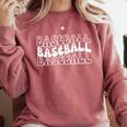 Retro Baseball Mama Groovy Baseball Mom Premium Comfort Colors Sweatshirt Orchid Retro Baseball Mama Groovy Baseball Mom Premium Comfort Colors Sweatshirt Orchid