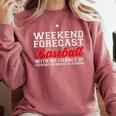 Retro Baseball Mom Mother's Day Weekend Forecast Baseball Premium Comfort Colors Sweatshirt Orchid Retro Baseball Mom Mother's Day Weekend Forecast Baseball Premium Comfort Colors Sweatshirt Orchid