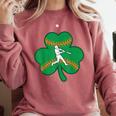 Retro Shamrock Baseball St Patricks Day Men Women Boys Girls Comfort Colors Sweatshirt Orchid Retro Shamrock Baseball St Patricks Day Men Women Boys Girls Comfort Colors Sweatshirt Orchid