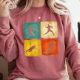 Retro Style Baseball Lover Playing Men Women Kids Baseball Comfort Colors Sweatshirt Orchid Retro Style Baseball Lover Playing Men Women Kids Baseball Comfort Colors Sweatshirt Orchid
