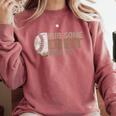 Rub Some Dirt On It Baseball Comfort Colors Sweatshirt Orchid