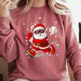 Santa Baseball Christmas Pajamas Xmas Men Boy Toddlers Comfort Colors Sweatshirt Orchid Santa Baseball Christmas Pajamas Xmas Men Boy Toddlers Comfort Colors Sweatshirt Orchid
