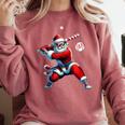 Santa Baseball Six Seven 6 7 Meme Christmas Men Boys Player Comfort Colors Sweatshirt Orchid Santa Baseball Six Seven 6 7 Meme Christmas Men Boys Player Comfort Colors Sweatshirt Orchid