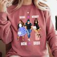 Sassy Baseball Mom Sassy Classy Elegant Comfort Colors Sweatshirt Orchid