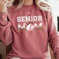 Senior Mom Class Of 2024 Baseball Mom Bandana Graduation Comfort Colors Sweatshirt Orchid Senior Mom Class Of 2024 Baseball Mom Bandana Graduation Comfort Colors Sweatshirt Orchid