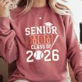 Senior Mom Class Of 2026 Graduate Baseball 2026 Graduation Comfort Colors Sweatshirt Orchid Senior Mom Class Of 2026 Graduate Baseball 2026 Graduation Comfort Colors Sweatshirt Orchid
