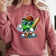 Shamrock Baseball St Patrick's Day Kids Boys Toddlers Premium Tri-Blend Comfort Colors Sweatshirt Orchid Shamrock Baseball St Patrick's Day Kids Boys Toddlers Premium Tri-Blend Comfort Colors Sweatshirt Orchid