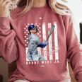 Show Your Pride Bobby WITT Jr Kansas City Baseball MLBPA Comfort Colors Sweatshirt Orchid