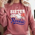 Sister Rookie Of Year 1st Birthday Baseball Theme Matching Comfort Colors Sweatshirt Orchid Sister Rookie Of Year 1st Birthday Baseball Theme Matching Comfort Colors Sweatshirt Orchid