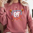 Six Seven 67 Baseball Birthday Boy Men Kids Boys Comfort Colors Sweatshirt Orchid Six Seven 67 Baseball Birthday Boy Men Kids Boys Comfort Colors Sweatshirt Orchid