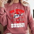 Six Seven 67 Bruh 6 7 Meme Valentine Baseball Drip Boys Kids Comfort Colors Sweatshirt Orchid Six Seven 67 Bruh 6 7 Meme Valentine Baseball Drip Boys Kids Comfort Colors Sweatshirt Orchid