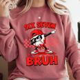 Six Seven 67 Bruh Baseball Valentine’s Day Teens Boys Kids Comfort Colors Sweatshirt Orchid Six Seven 67 Bruh Baseball Valentine’s Day Teens Boys Kids Comfort Colors Sweatshirt Orchid