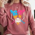 Six Seven Baseball Ice Cream Drip Cool 67 Gen Alpha Slang Comfort Colors Sweatshirt Orchid Six Seven Baseball Ice Cream Drip Cool 67 Gen Alpha Slang Comfort Colors Sweatshirt Orchid
