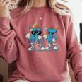 Six Seven Bruh Baseball 67 Meme For Men Boy Kids Comfort Colors Sweatshirt Orchid