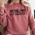 Softball Mom Like A Baseball Mom But Smarter Comfort Colors Sweatshirt Orchid Softball Mom Like A Baseball Mom But Smarter Comfort Colors Sweatshirt Orchid