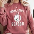 Sorry I Can't It's Volleyball Baseball Season Mom Of Both Comfort Colors Sweatshirt Orchid Sorry I Can't It's Volleyball Baseball Season Mom Of Both Comfort Colors Sweatshirt Orchid