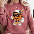 Spooky Jack O Lantern Baseball Halloween Costumes Boys Comfort Colors Sweatshirt Orchid Spooky Jack O Lantern Baseball Halloween Costumes Boys Comfort Colors Sweatshirt Orchid