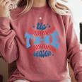 Spring 2024 Season Cute Baseball Mom It Is The Season Comfort Colors Sweatshirt Orchid Spring 2024 Season Cute Baseball Mom It Is The Season Comfort Colors Sweatshirt Orchid